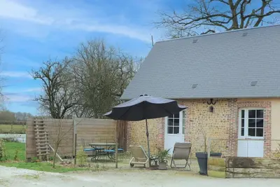 Image de Maison restaurée dans élevage de chevaux, Wifi, Animaux admis