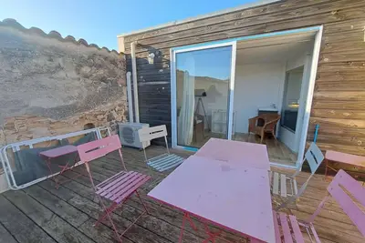 Image de Maison de village à Marseillan avec ascenseur et terrasse tropézienne