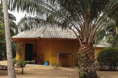 Image de Kitchenette bungalow rond sur Lionsrest à 500m de la côte atlantique