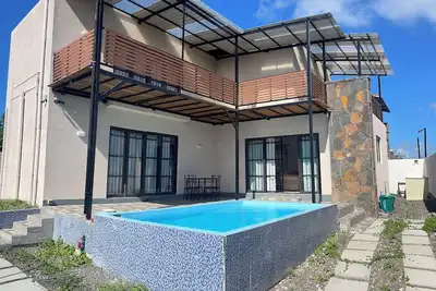 Image de Location vacances à Pereybère : Villa entière de 3 chambres avec piscine privée: