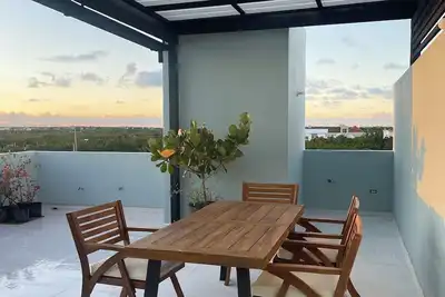 Image de Charming 2-bedroom apt penhouse with swinming pool Wf Ac in enchantg Punta Cana