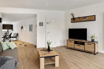 Image de Maison de vacances 'Am Nicolaiplatz' avec terrasse privée, jardin privé et Wi-Fi