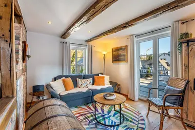 Image de Maison de vacances 'Glücksschmiede' avec terrasse privée et Wi-Fi