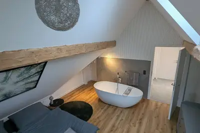 Image de Large deluxe vacation apartment H1 Winterberg sauna 8 persons 165 m² 4 bedrooms