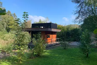 Image de Wild Cube, logement insolite/écologique avec bain nordique à deux pas de Durbuy