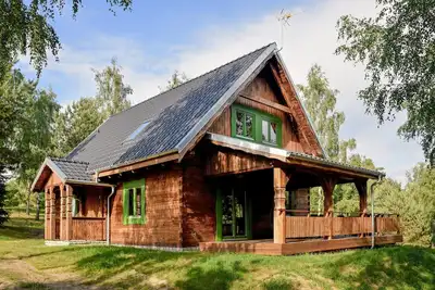 Image de Belle maison Ă Czaplinek avec vue sur.