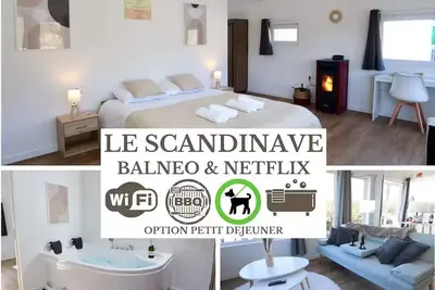 Image de Le Scandinave - Romantique Balnéo Bbq Terrasse Netflix Piste cyclable Meuse