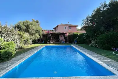 Image de Maison de vacances 'Rosa' avec piscine privée, Wi-Fi et climatisation