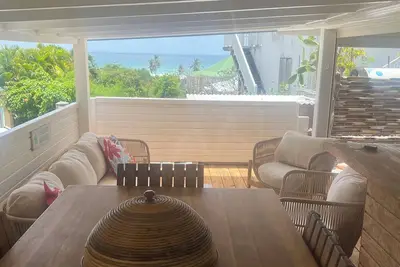 Image de Ti Paradis Anse des\nrochers à Saint François vue Mer