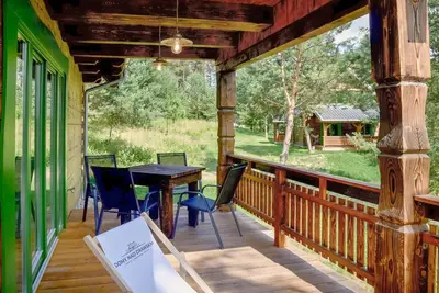 Image de Belle maison Ă Czaplinek avec vue sur.