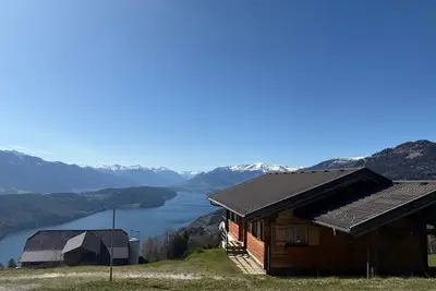 Vacation home in a quiet location with a view of Lake Millstättersee.