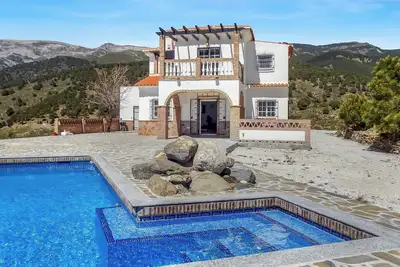 Image de Villa with panoramic views of the Mediterranean Sea in the mountains near.