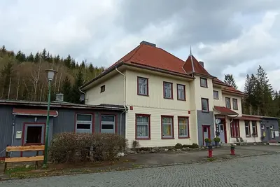 Image de Cozy vacation apartment in a historic station building.