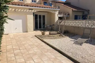 Image de Maison T5 110m² avec jardin clos, près de la plage, animaux acceptés, parking