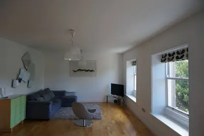 Contemporary apartment with private parking in a central but quiet location