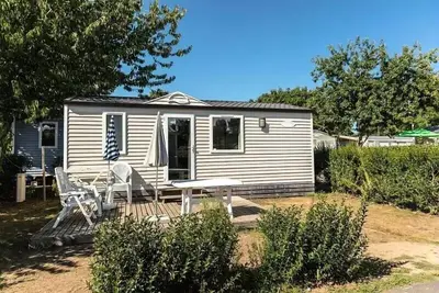 Mobil-home Einfache Terrasse