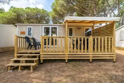 Image de Mobil-home | Premium Azure | 3 Ch. | 6 pers. | Terrasse surélevée | A/C