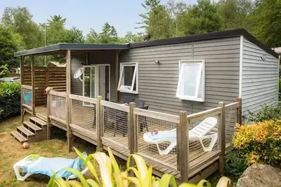 Image de Mobil-home ● Aufgehobene Terrasse