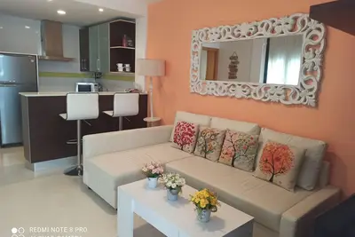 Image de apart. \"the most flirtatious, in the Dna of Cadiz\" in La Viña neighborhood, 2m. from Caleta beach.