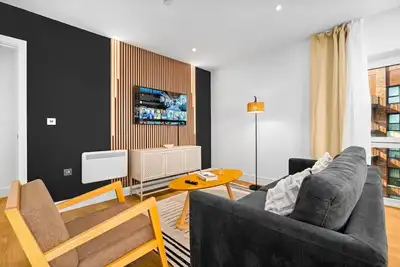 Image de Luxury 2 Bedroom Apartment - Balcony - Fast WiFi - Netflix