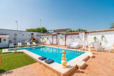 Image de Maison de campagne \"Los Mellizos\" avec piscine privée, Wi-Fi et climatisation
