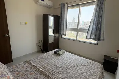 Image de Chic 2-bedroom apartment with WiFi, Ac in amazing Pune @ Balewadi High Street