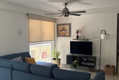 Image de 2-bedroom apartment in delightful Cancún with fitness room, Ac, WiFi