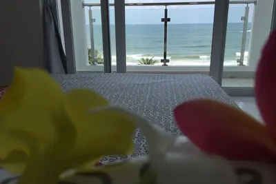 Wake up to panoramic ocean views from almost every room.