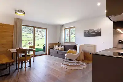 Image de Appartement 'Tera' avec vue sur les montagnes, terrasse partagée et Wi-Fi