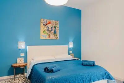 Chambre 'Lampedusa' avec balcon, Wi-Fi et climatisation