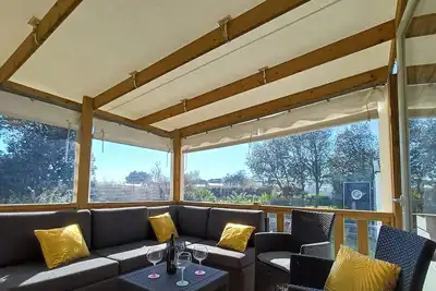 Mobil-home confortable proche de l'Atlantique