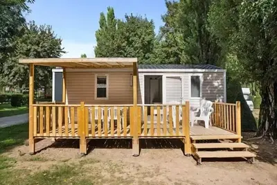 Image de Mobil-home | Classic | 2 Ch. | 4 pers. | Terrasse surélevée | Tv