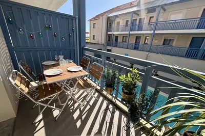 Image de Bel Appartement 4/6 personnes dans Résidence avec piscine à Biscarrosse Plage (228)