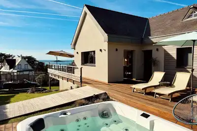 Villa-Cabane - Vue Mer et Spa