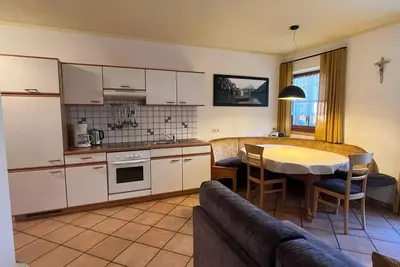 Image de Appartement 'Bruneggerhof 1' avec vue sur les montagnes, jardin privé et Wi-Fi
