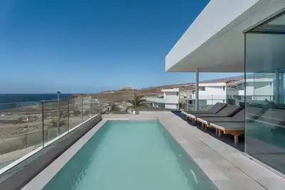 Villa de vacances 'Callao Sunset View' avec vue sur la mer, Wi-Fi et climatisation