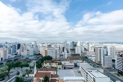 Image de Studio 25º Andar, Garagem, Sacada e Linda Vista.
