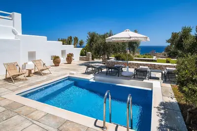 Villa à Fira avec 2 chambres à coucher, 5 couchages