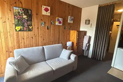 Image de Studio au centre, accès direct piste, parking gratuit