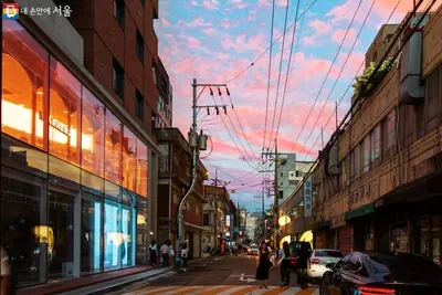 Image de 칠Seongsu Station Jungnangcheon Cherry Blossom Road Han River airport bus