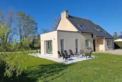 Grande maison au calme, 1km de la plage de l'Aber, Crozon