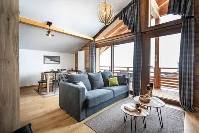Image de Appartement avec vue panoramique sur les montagnes
