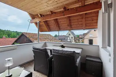 Image de Appartement \"Am Blumengässle\" avec jardin partagé, balcon et Wi-Fi