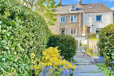 Image de The Cottage, Padstow, tiered patio sun trap