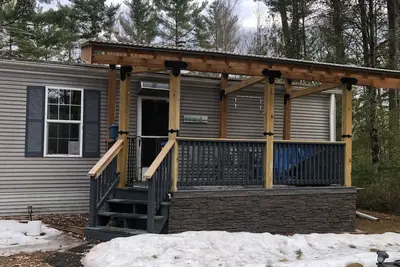 Image de Mountain, Wi. Private 2 bdrm cabin w 2 baths. on Atv trail, Pets ok. Firepit.