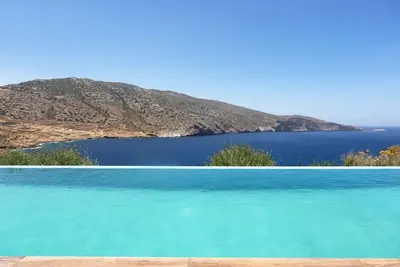 Image de Alluring Crete Beachfront Villa | Villa Kriti Serenity | 5 Bedrooms | Breathtaking Sea Views | Private Pool | Private Furnished Terrace with Bbq Facilities and Shaded Outdoor Dining Area | Prime Location | Heraklion