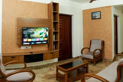 Image de Charming 3-bedroom apartment with Ac, WiFi in lovely Koonammavu
