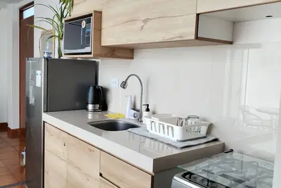 Image de One street away from the beach! Apartment for 2 persons