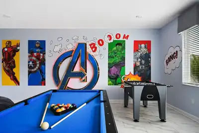 Image de Last Minute Disney! Private Pool, Hot Tub, Game Room & Themed Bedrooms. Book Now! #38250