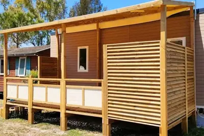 Image de ZEcamping 4* animé parc aquatique toboggans 500m plage locatif Tv clim